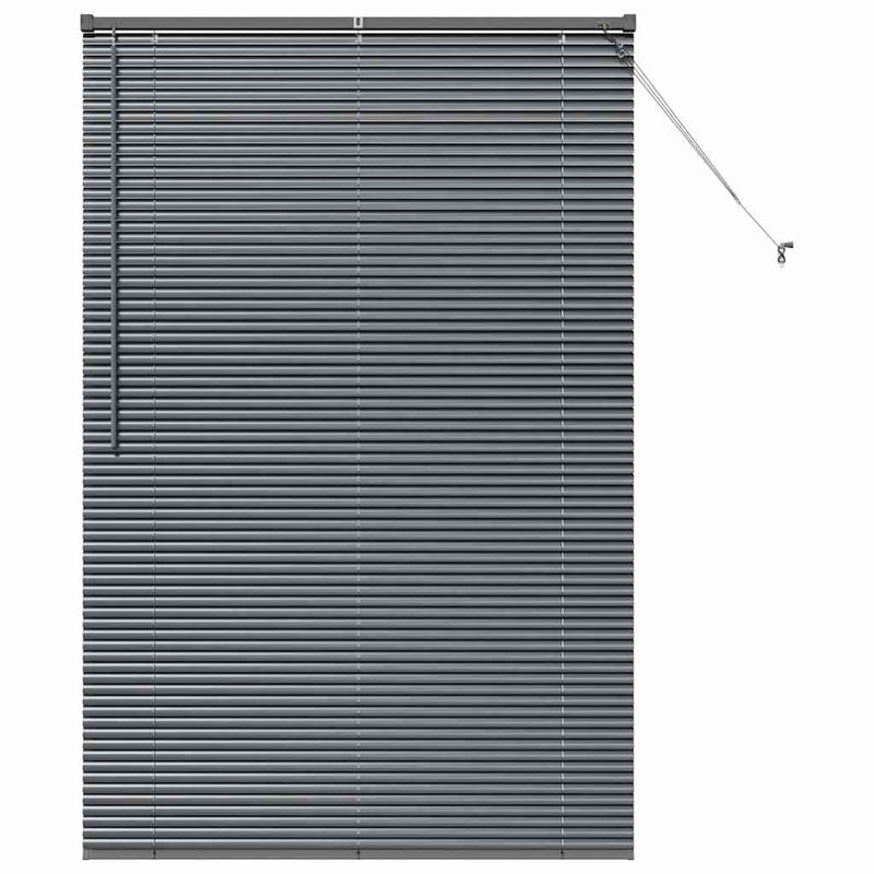 Load image into Gallery viewer, Vidaxl venetiaanse jaloezieën donkergrijs 175 x 120 cm aluminium