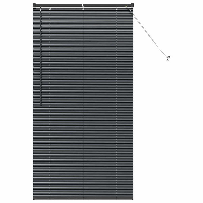 Load image into Gallery viewer, Vidaxl venetiaanse jaloezieën zwart 175 x 85 cm aluminium