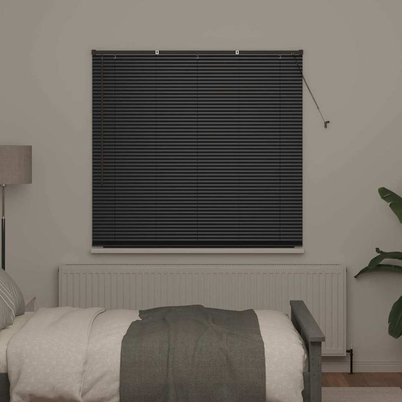 Load image into Gallery viewer, Vidaxl venetiaanse jaloezieën zwart 175 x 145 cm aluminium