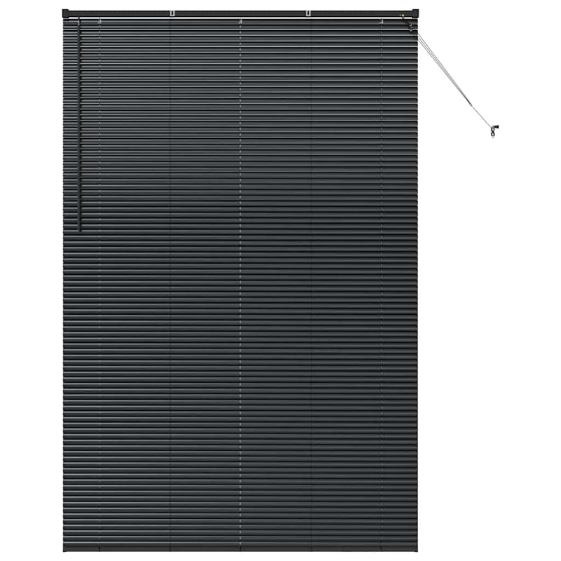 Load image into Gallery viewer, Vidaxl venetiaanse jaloezieën zwart 220 x 140 cm aluminium