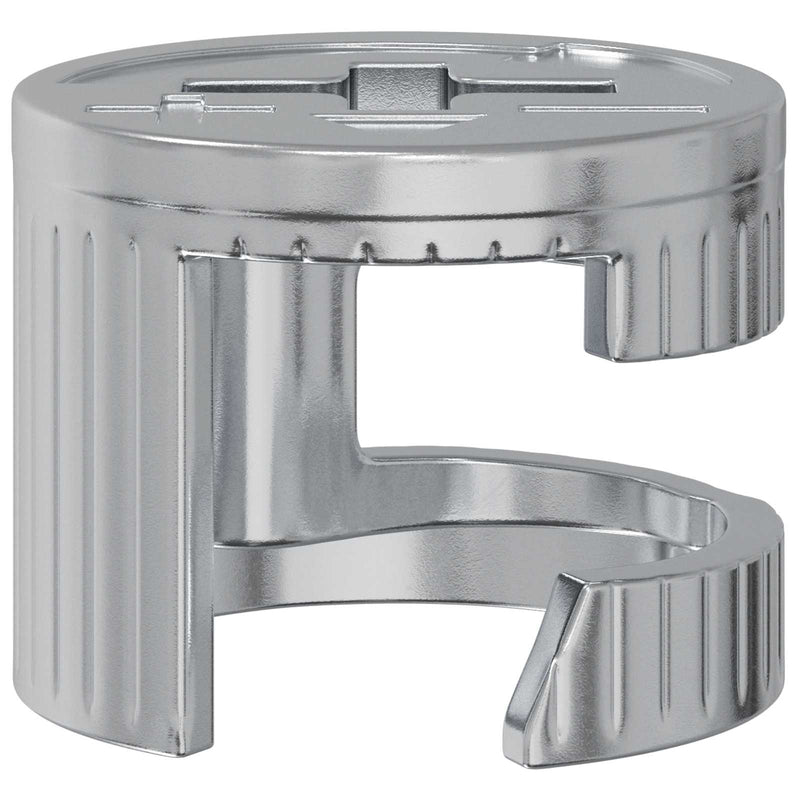 Load image into Gallery viewer, Vidaxl cam lock moeren 2 pcs zilver 15 x 11,5 mm staal