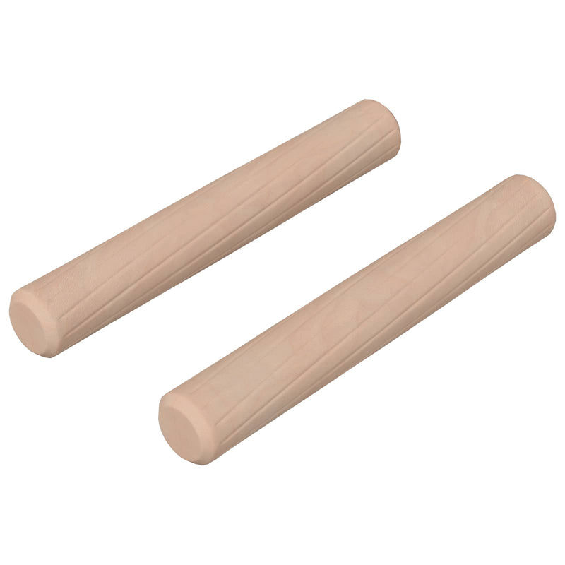 Load image into Gallery viewer, Vidaxl houten dowels 2 pcs naturel ø 6 x 40 mm massief hout