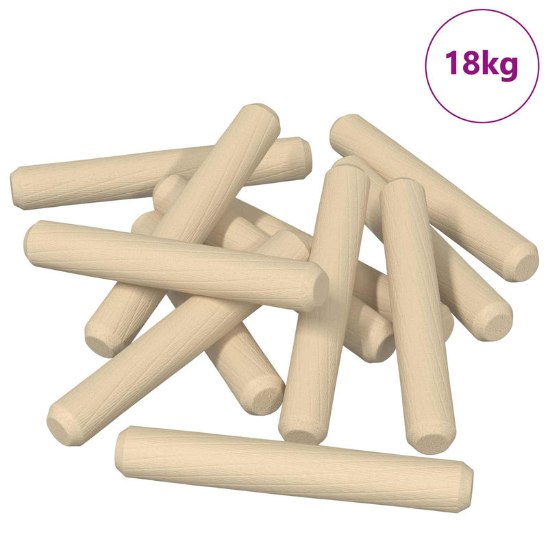 Load image into Gallery viewer, Vidaxl houten dowels 12000 pcs bruin massief hout