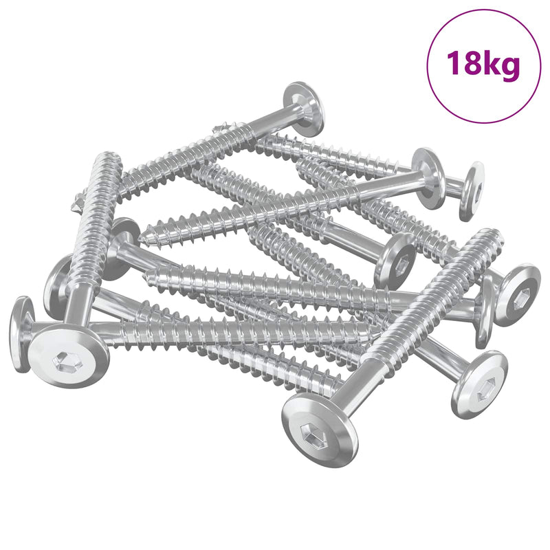 Load image into Gallery viewer, Vidaxl houten schroeven 1350 pcs zilver staal