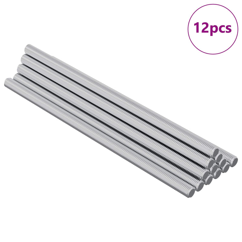 Load image into Gallery viewer, Vidaxl draadstaaf 12 pcs zilver 6 x 135 mm staal