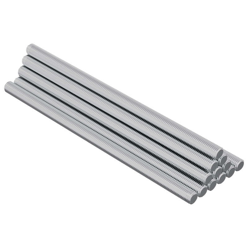 Load image into Gallery viewer, Vidaxl schroefdraadstangen 12 pcs zilver m6 x 120 mm metaal