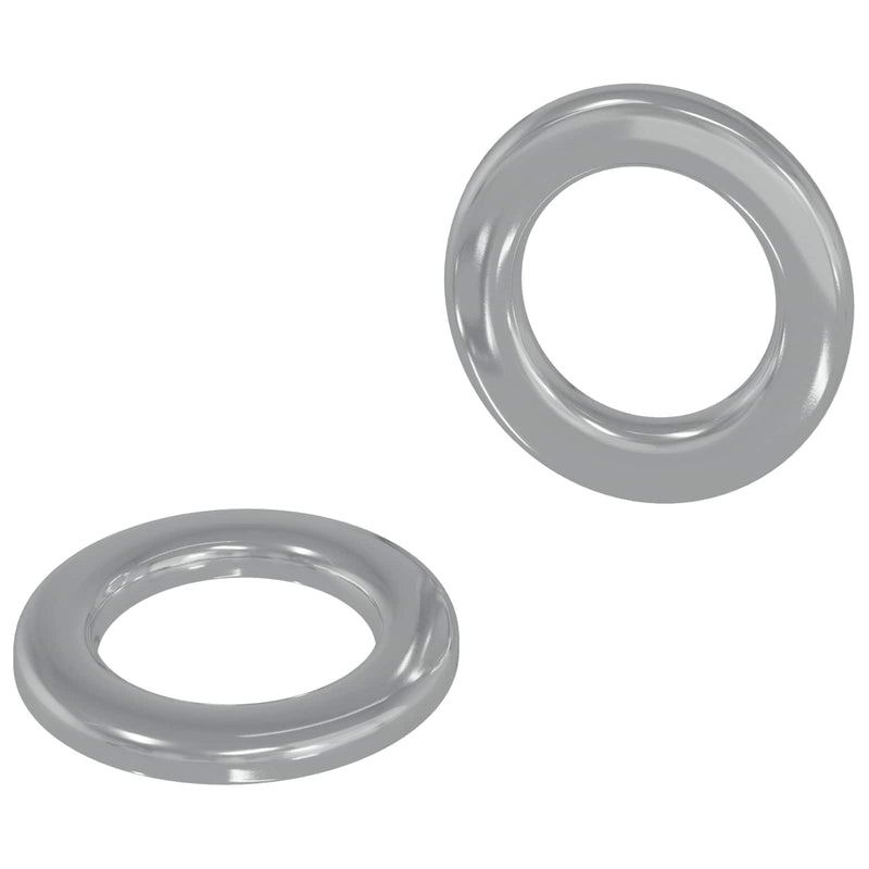 Load image into Gallery viewer, Vidaxl washers 2 pcs zilver 10 x 10 x 0,8 mm ijzer