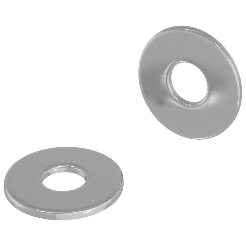 Load image into Gallery viewer, Vidaxl washers 2 pcs zilver 12 x 12 x 1,2 cm ijzer