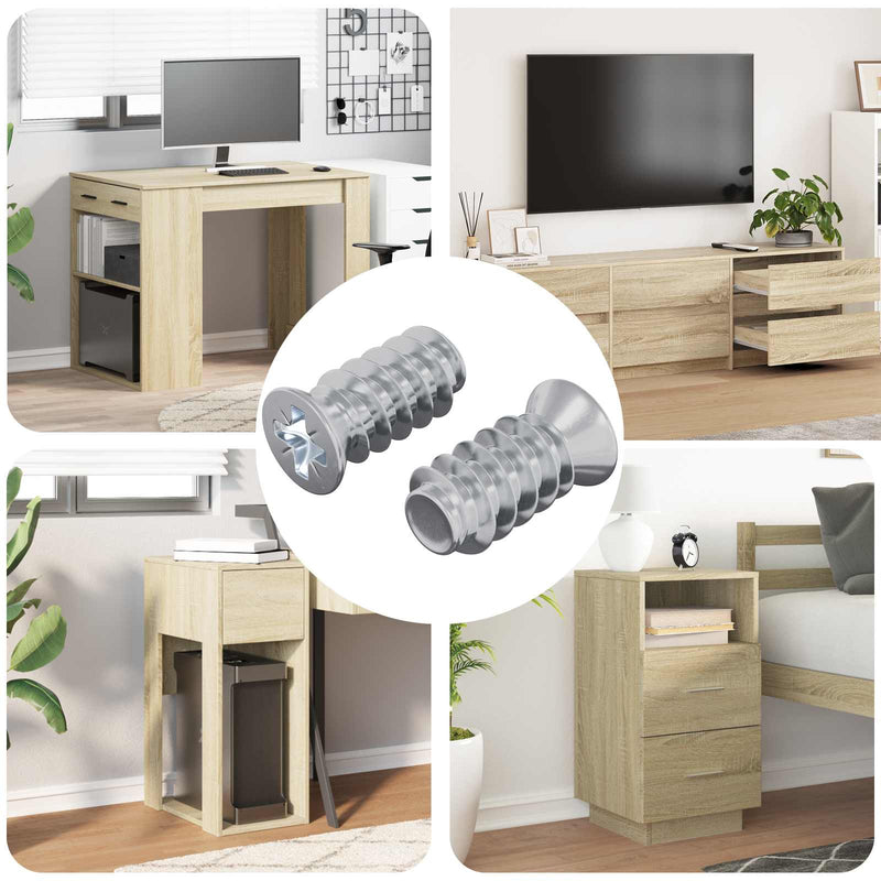 Load image into Gallery viewer, Vidaxl bout 2 pcs zilver m6 x 12 mm ijzer