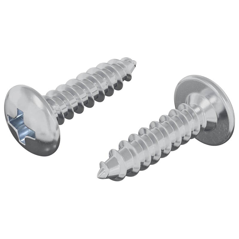 Load image into Gallery viewer, Vidaxl bout 2 pcs zilver m4 x 16 mm staal