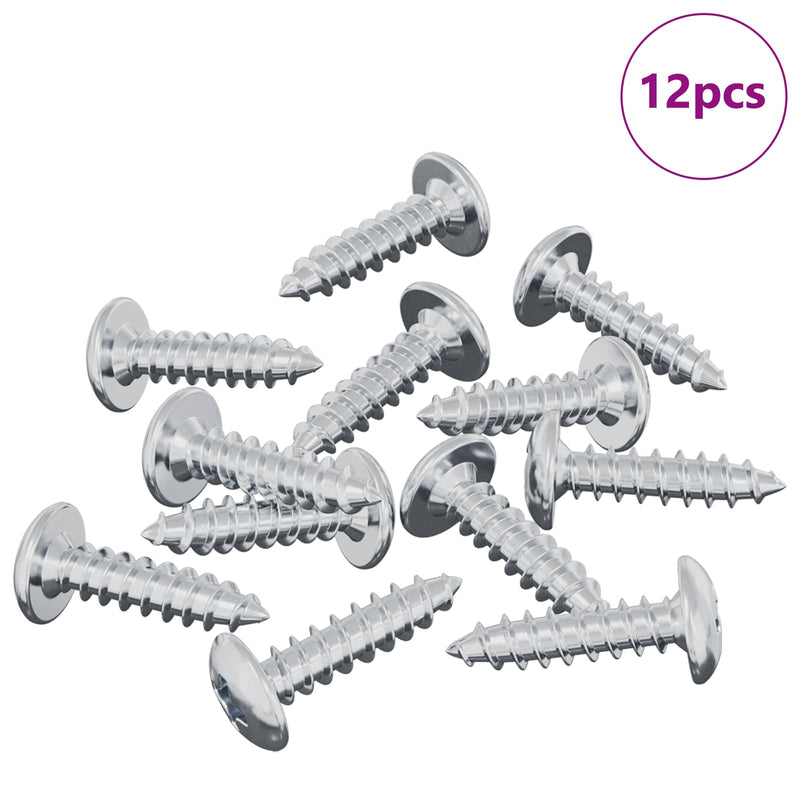Load image into Gallery viewer, Vidaxl bout 12 pcs zilver m4 x 16 mm staal