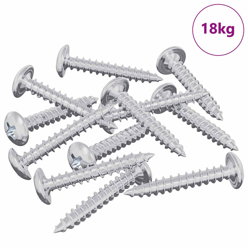 Load image into Gallery viewer, Vidaxl houten schroeven 9231 pcs zilver staal