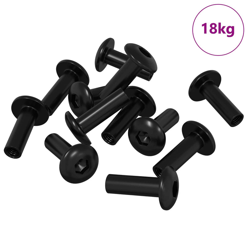 Load image into Gallery viewer, Vidaxl moffenmoeren 8451 pcs zwart ijzer