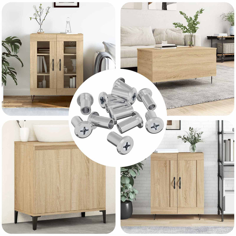 Load image into Gallery viewer, Vidaxl slotmoer 3673 pcs zilver staal