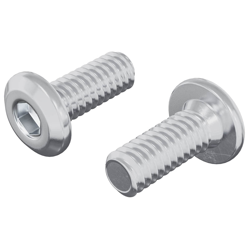 Load image into Gallery viewer, Vidaxl vergrendelingsschroef 2 pcs zilver m6 x 15 mm staal
