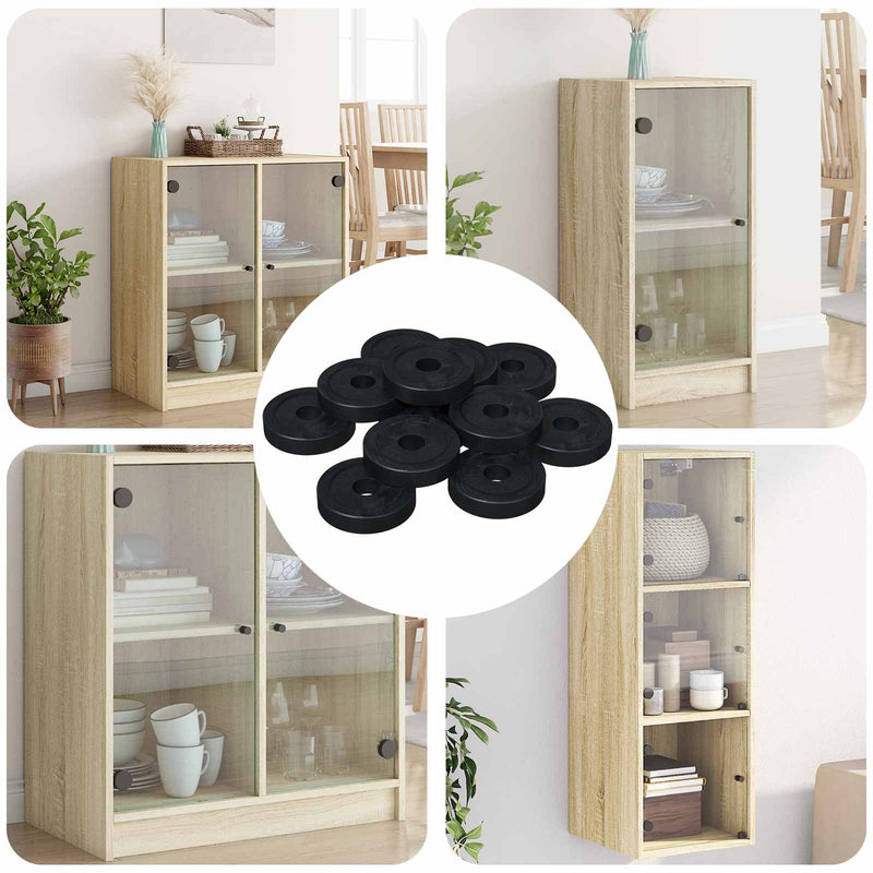 Load image into Gallery viewer, Vidaxl geschikt voor vlakke ringen 36000 pcs zwart ∅15 x 3 mm