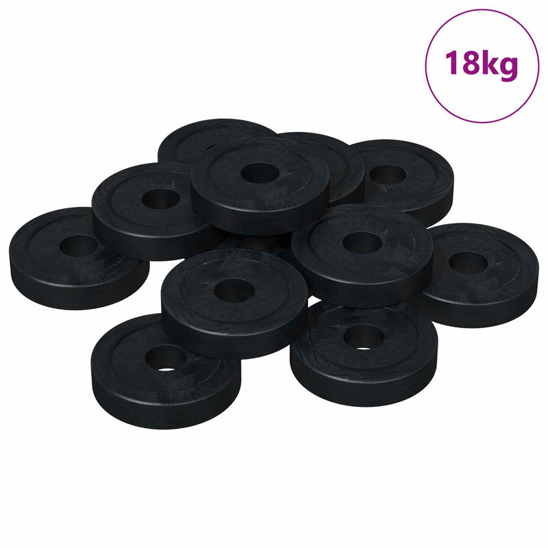 Load image into Gallery viewer, Vidaxl geschikt voor vlakke ringen 36000 pcs zwart ∅15 x 3 mm