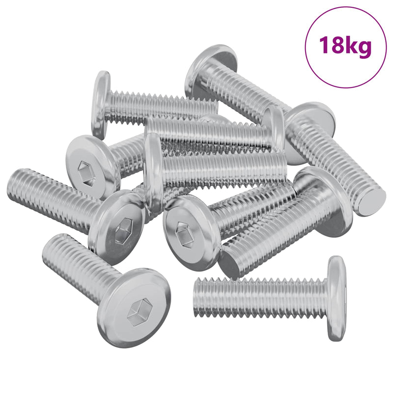 Load image into Gallery viewer, Vidaxl bout 1593 pcs zilver 8 x 25 mm staal