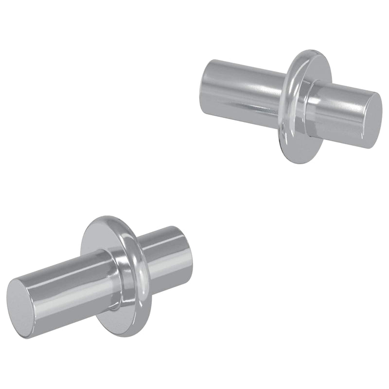 Load image into Gallery viewer, Vidaxl plankhaak 2 pcs zilver 8,6 x 8,6 x 14,6 mm staal