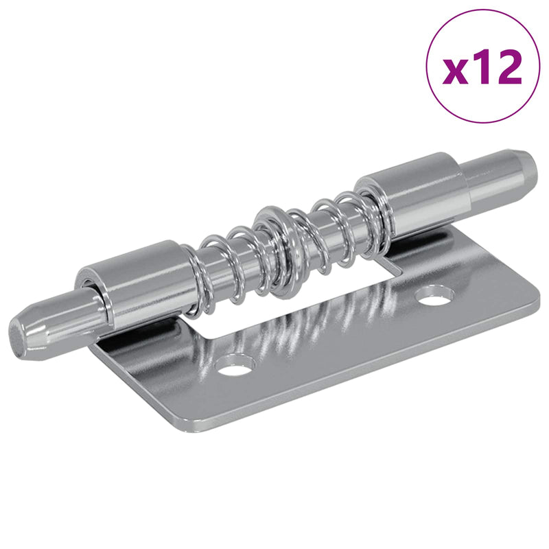 Load image into Gallery viewer, Vidaxl latch 12 pcs zilver 46 x 17 x 1,2 mm staal