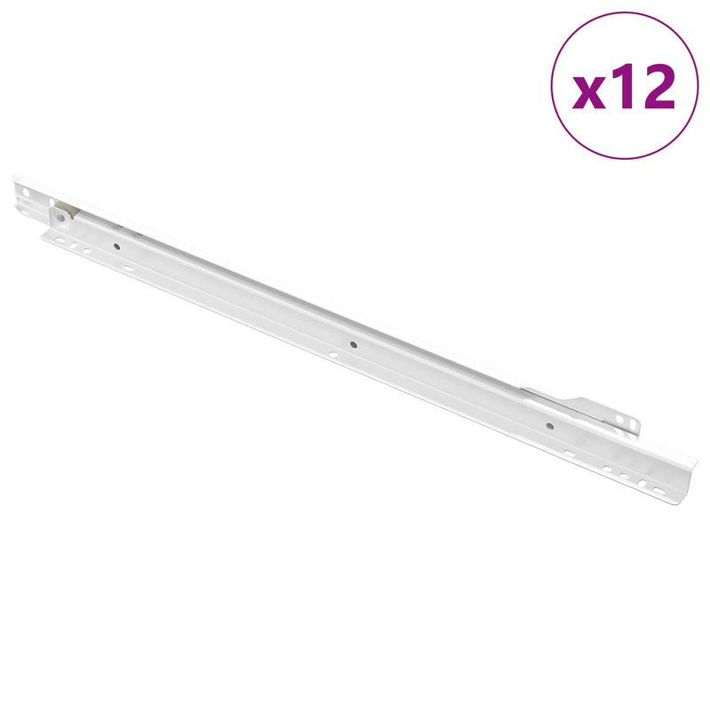 Load image into Gallery viewer, Vidaxl ladegeleider 12 pcs wit 450 mm staal