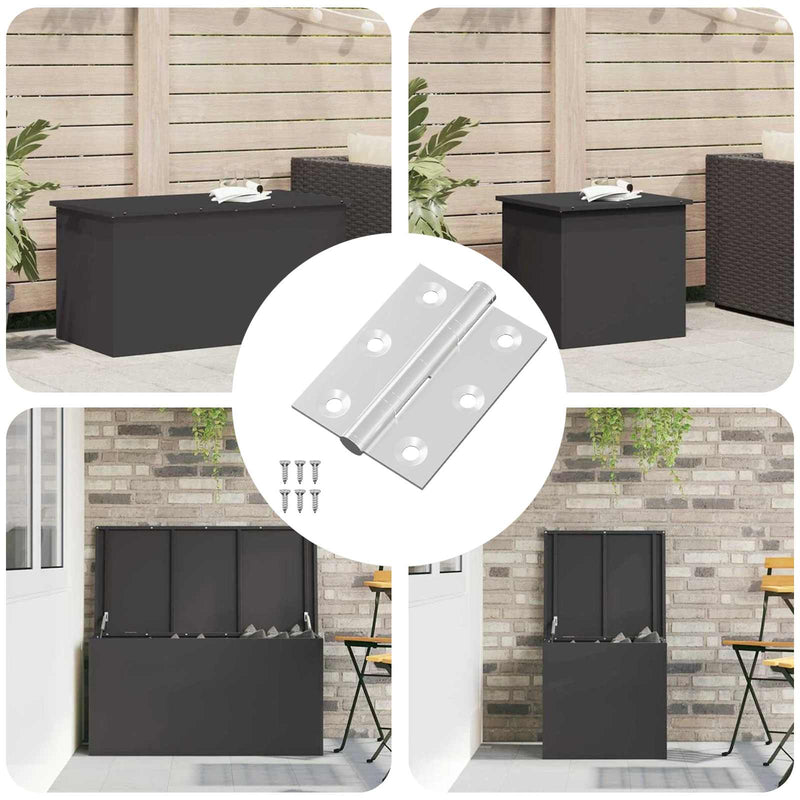 Load image into Gallery viewer, Vidaxl scharnier 720 pcs zilver 50 x 38 x 1,3 mm staal