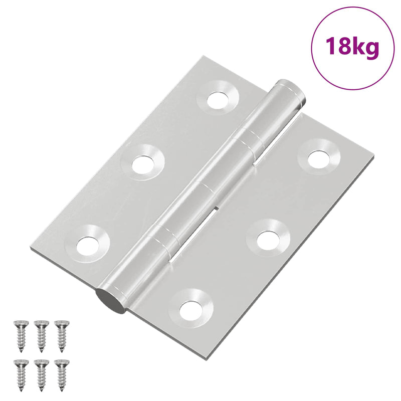 Load image into Gallery viewer, Vidaxl scharnier 720 pcs zilver 50 x 38 x 1,3 mm staal