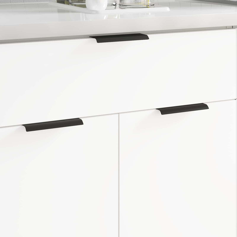 Load image into Gallery viewer, Vidaxl handvat 725 pcs zwart 120 x 39.6 x 17 mm aluminium