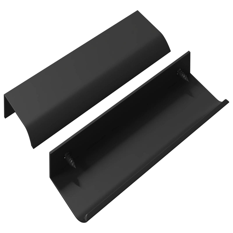 Load image into Gallery viewer, Vidaxl handvat 725 pcs zwart 120 x 39.6 x 17 mm aluminium
