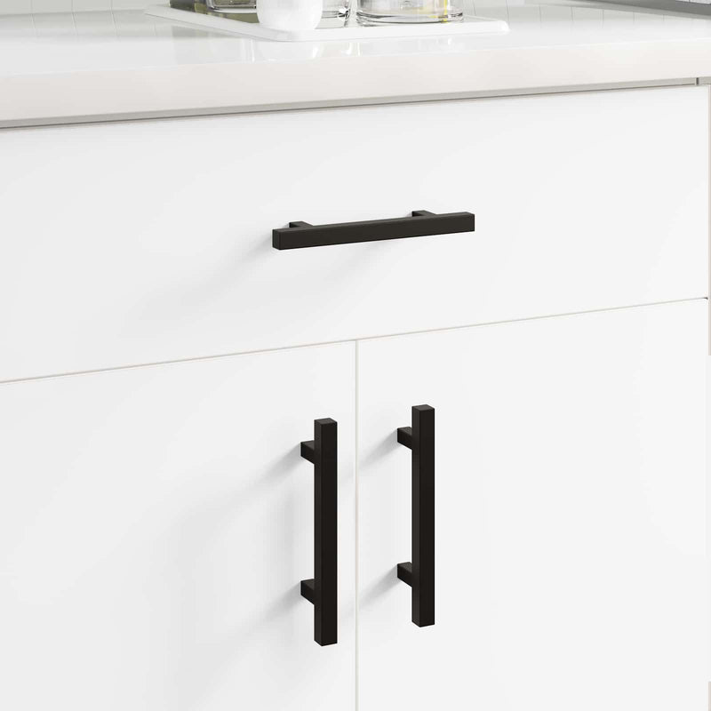Load image into Gallery viewer, Vidaxl kasthandgreep 2 pcs zwart 150 x 12,3 x 35,2 mm roestvrij staal