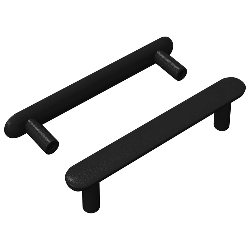 Load image into Gallery viewer, Vidaxl kasthandgreep 2 pcs zwart 121 x 16.6 x 28.3 mm ijzer