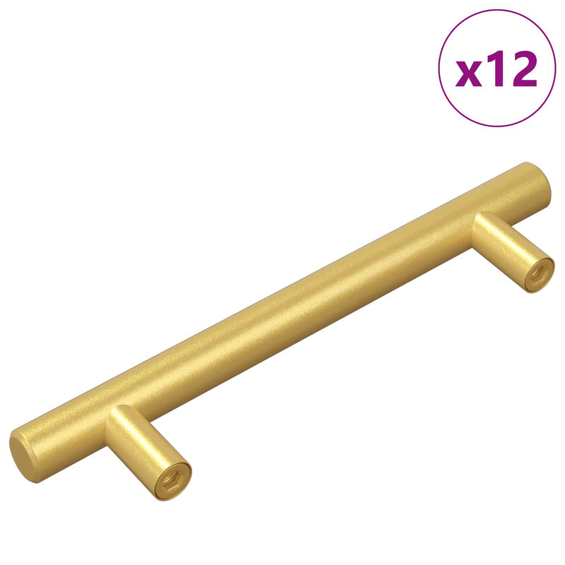 Load image into Gallery viewer, Vidaxl kasthandgreep 12 pcs goud 150 mm roestvrij staal