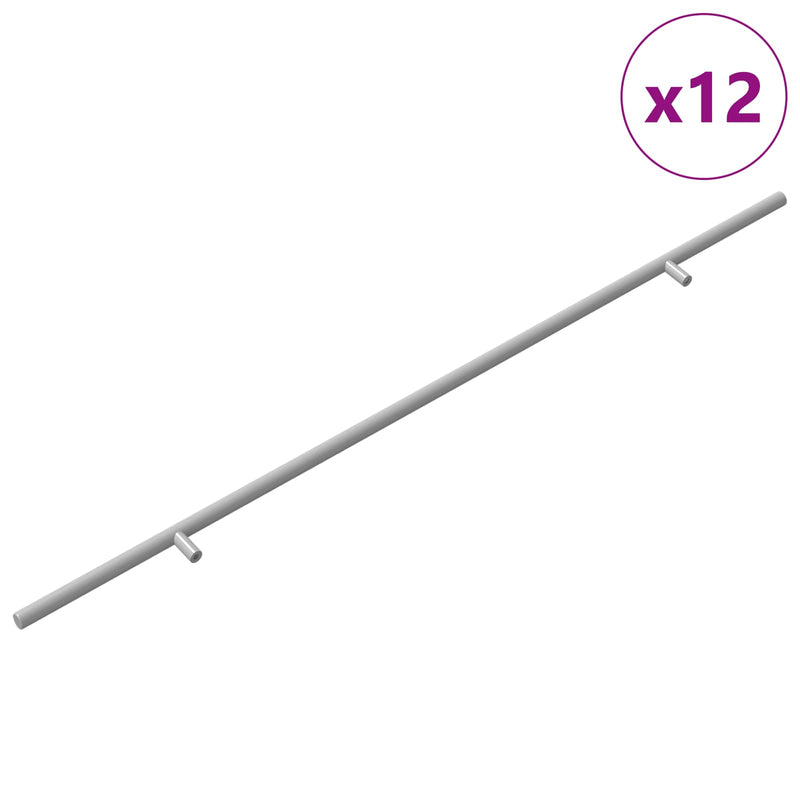 Load image into Gallery viewer, Vidaxl kasthandgreep 12 pcs zilver 700mm roestvrij staal