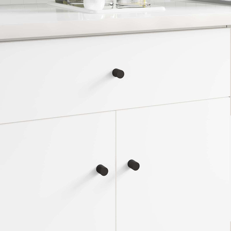 Load image into Gallery viewer, Vidaxl kastknoppen 2 pcs zwart m4 x 12 mm ijzer