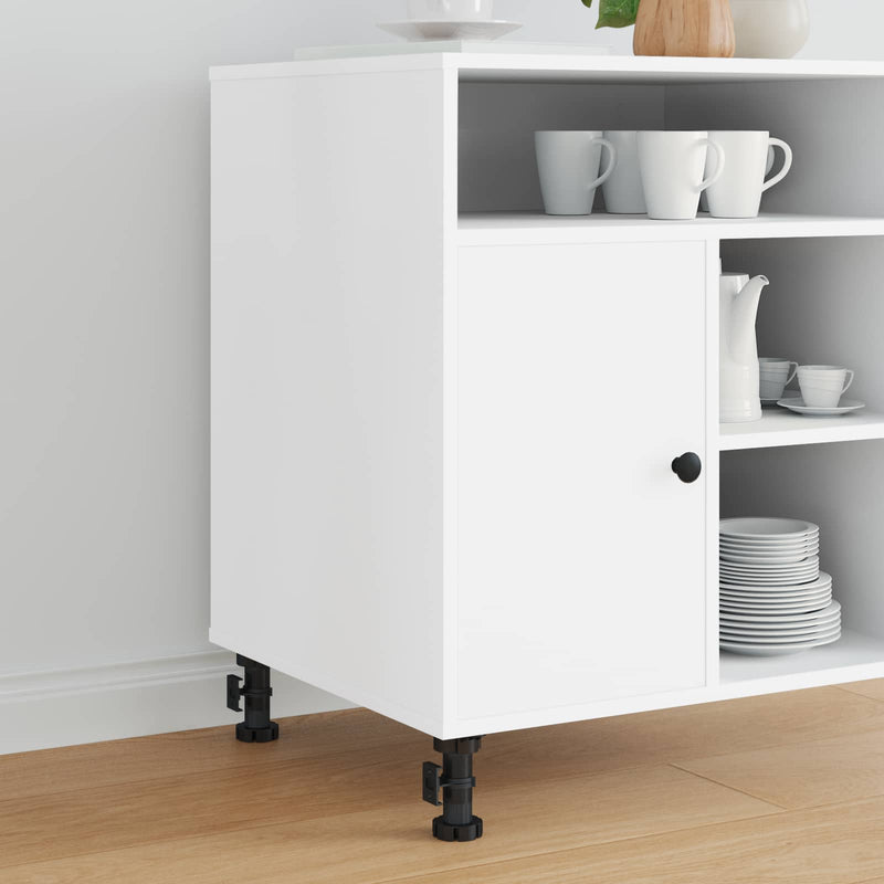 Load image into Gallery viewer, Vidaxl meubelpoten verstelbaar 2 pcs zwart 46 x 46 x 128 mm pp