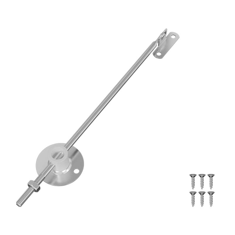 Load image into Gallery viewer, Vidaxl deksel ondersteunend scharnier 12 pcs zilver 194 x 36 x 18 mm