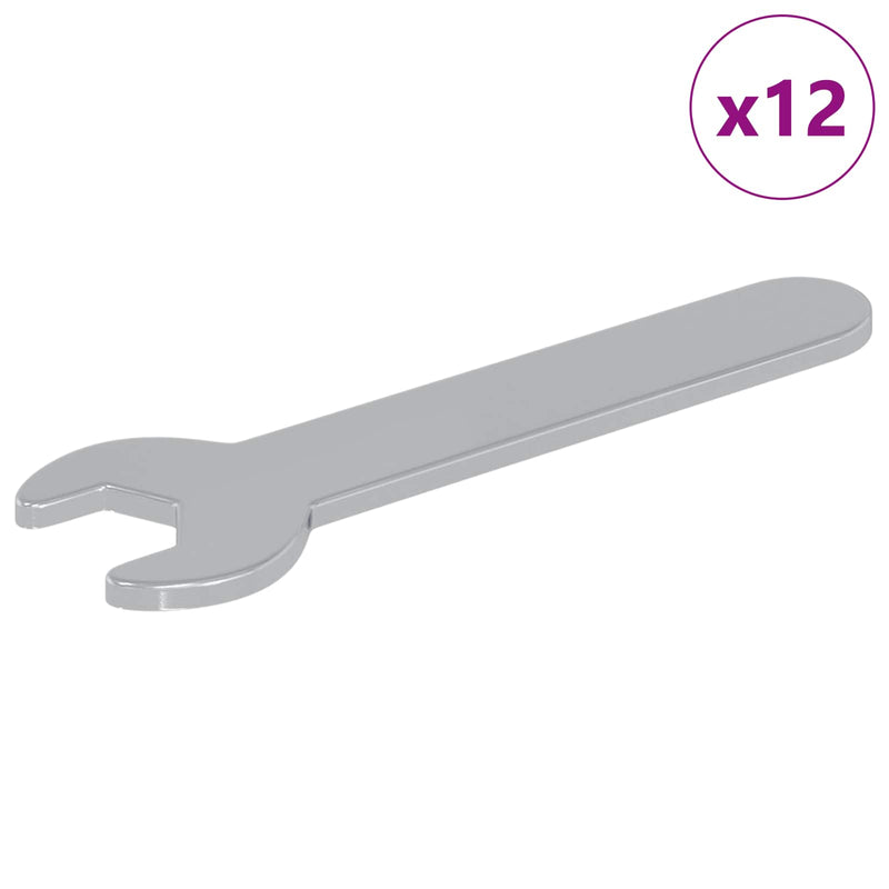 Load image into Gallery viewer, Vidaxl schroefsleutel 12 pcs zilver 10 mm ijzer
