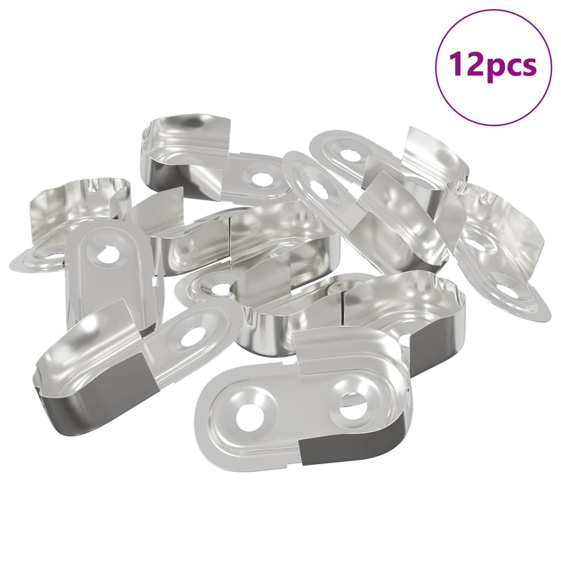 Load image into Gallery viewer, Vidaxl kast stang beugel 12 pcs wit zink 40 x 18 x 10 mm ijzer