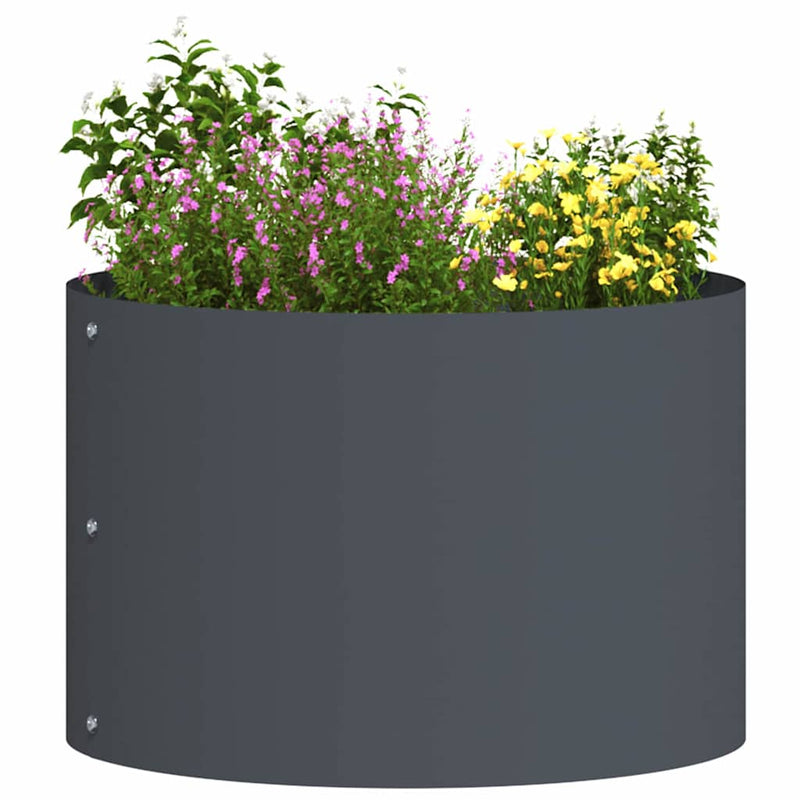 Load image into Gallery viewer, Vidaxl plantenring antraciet 30 x 30 x 20 cm koudgewalst staal