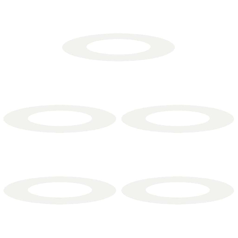 Load image into Gallery viewer, Vidaxl geschikt voor platte boomringen 5 pcs wit ø40 70 cm staal