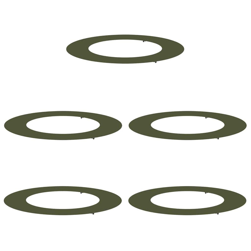 Load image into Gallery viewer, Vidaxl geschikt voor platte boomringen 5 pcs olijfgroen ø50 80 cm