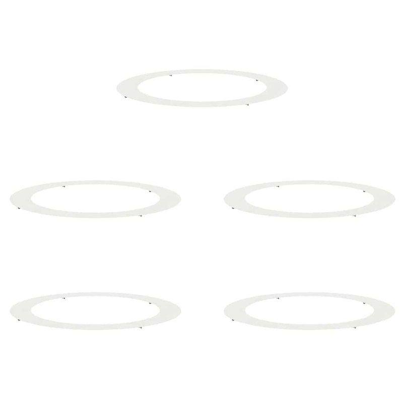 Load image into Gallery viewer, Vidaxl geschikt voor platte boomringen 5 pcs wit ø90 120 cm staal