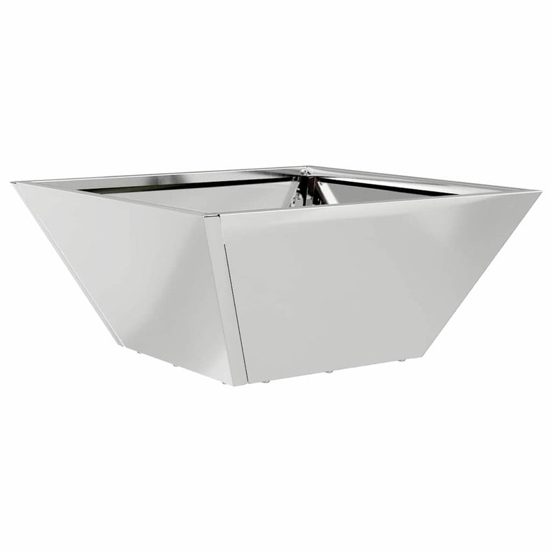 Load image into Gallery viewer, Vidaxl tuin bloempot zilver 35 x 35 x 15 cm gegalvaniseerd staal