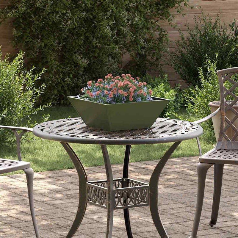 Load image into Gallery viewer, Vidaxl tuin bloempot 5 pcs olijf groen 40 x 40 x 15 cm