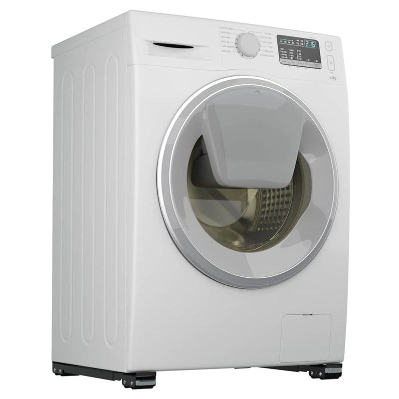 Load image into Gallery viewer, Vidaxl wasmachinebasis 2 pcs zwart 72 x 5 x 4,5 cm roestvrij staal