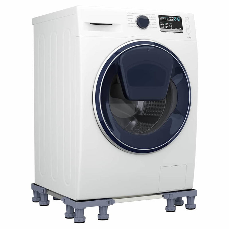 Load image into Gallery viewer, Vidaxl wasmachinebasis grijs 67 x 67 x 12 cm roestvrij staal