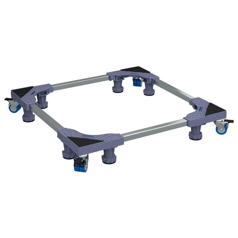 Load image into Gallery viewer, Vidaxl wasmachinebasis grijs 66 x 66 x 12 cm roestvrij staal