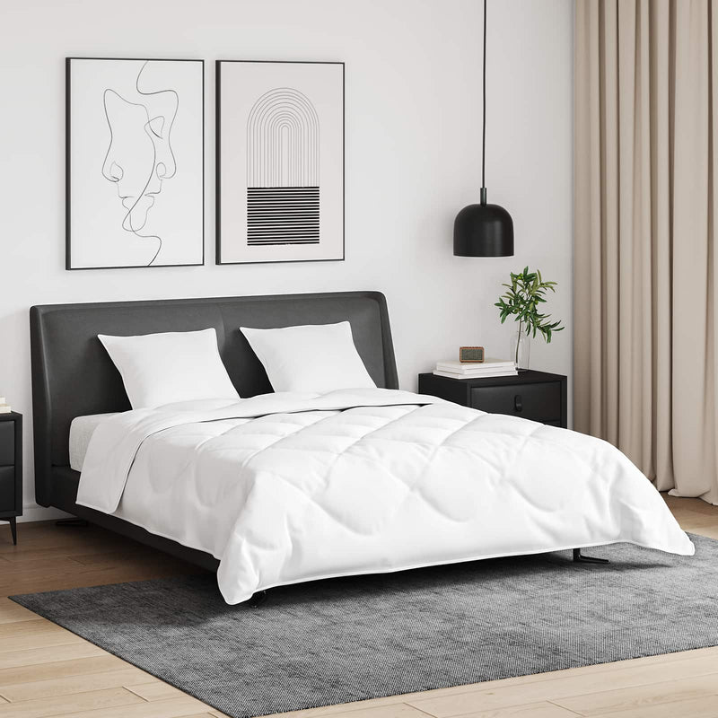 Load image into Gallery viewer, Vidaxl dekbed set met kussen 3 pcs wit donsveertjes