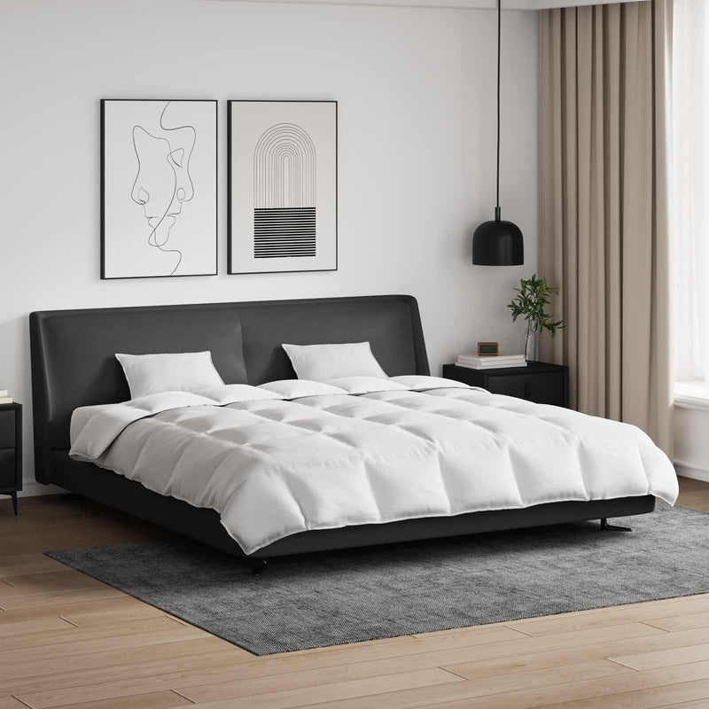 Load image into Gallery viewer, Vidaxl dekbed set met kussen 3 pcs wit donsveertjes