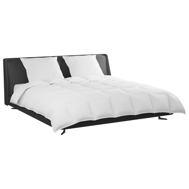 Load image into Gallery viewer, Vidaxl dekbed set met kussen 3 pcs wit donsveertjes
